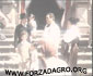 Dal film Il Padrino Parte II Robert De Niro e Padre Cesare davanti la cattedrale SS. Annunziata