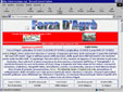 Prima grafica di www.forzadagro.org